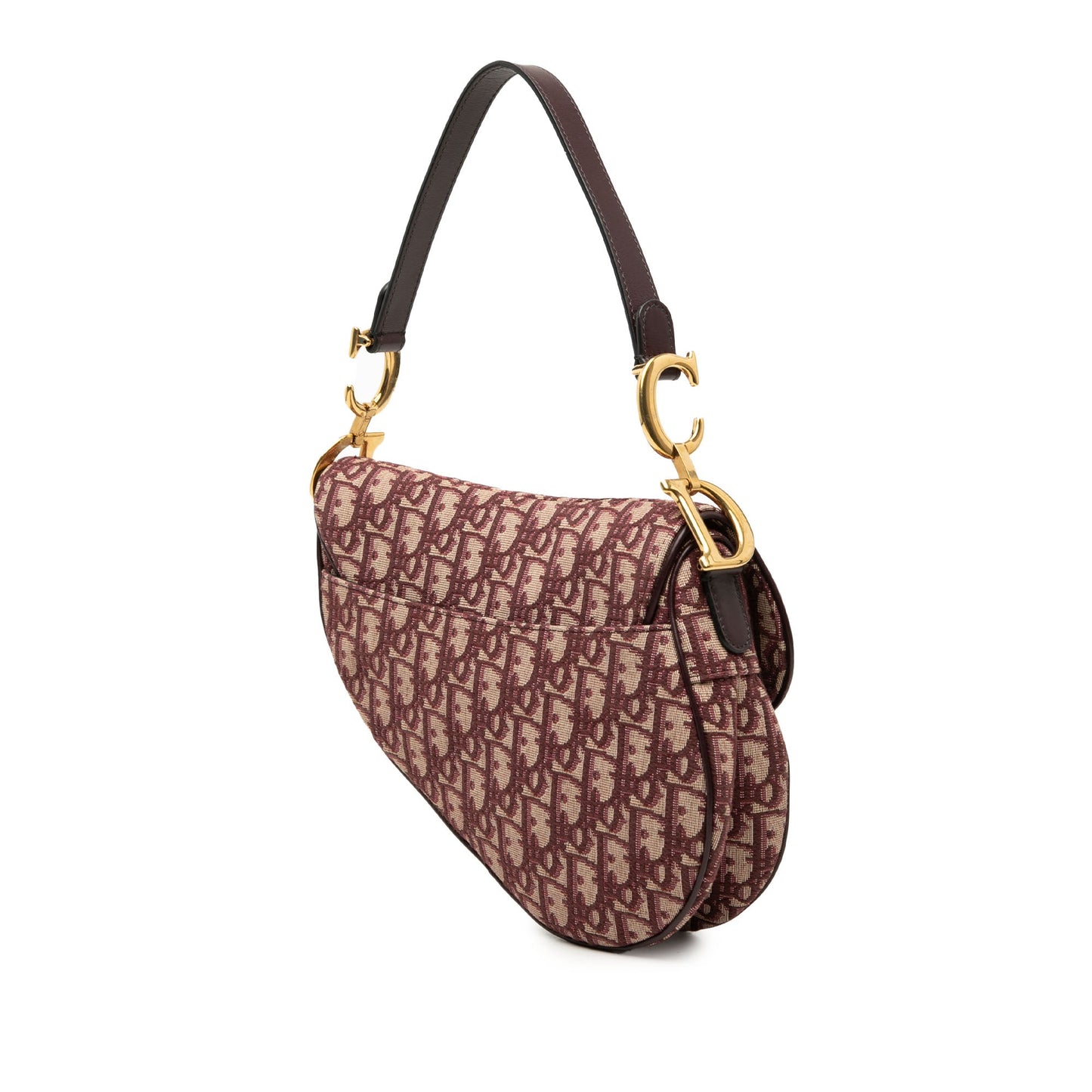 Dior Oblique Canvas Saddle Bag