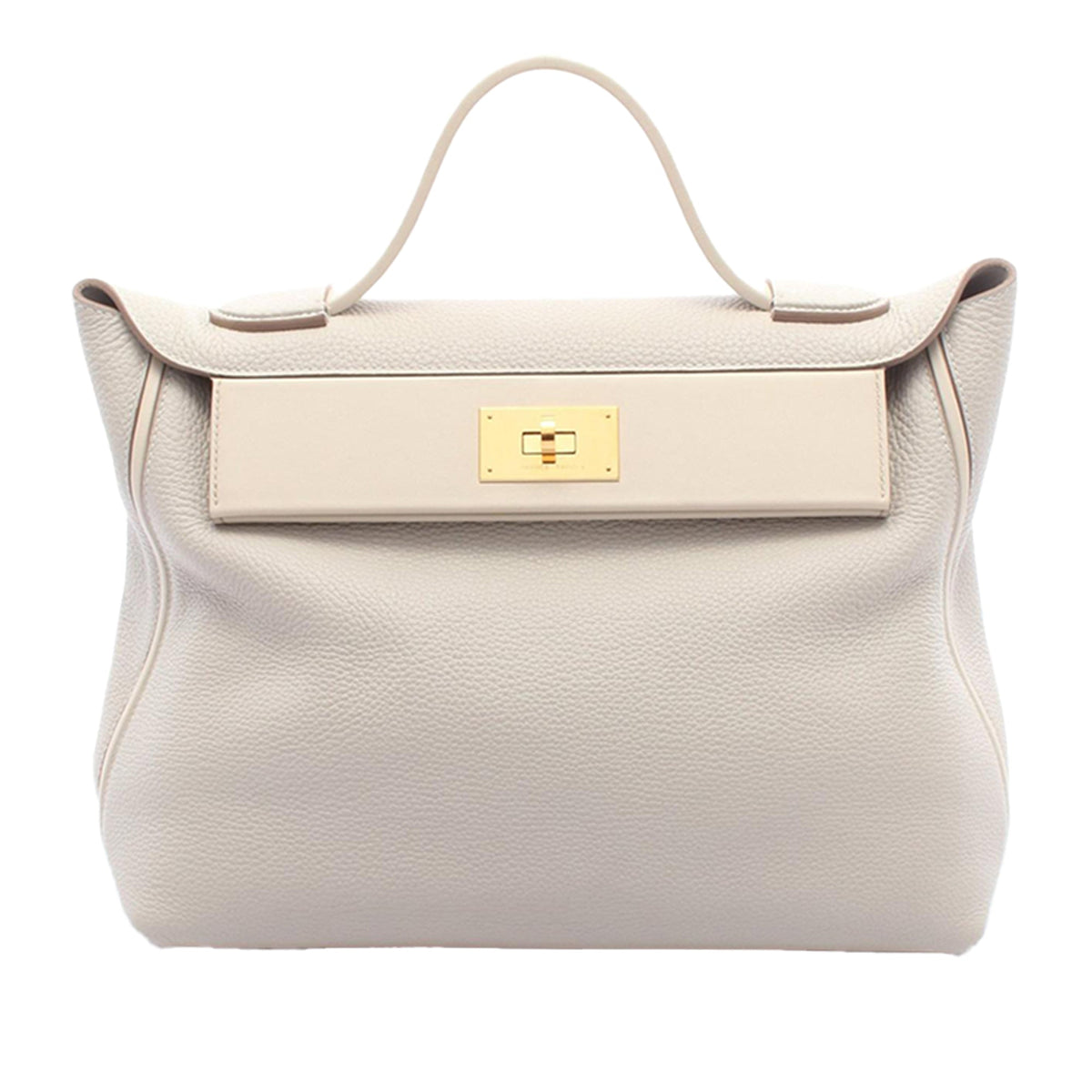 Hermès Togo and Swift 24/24 35 — Gray
