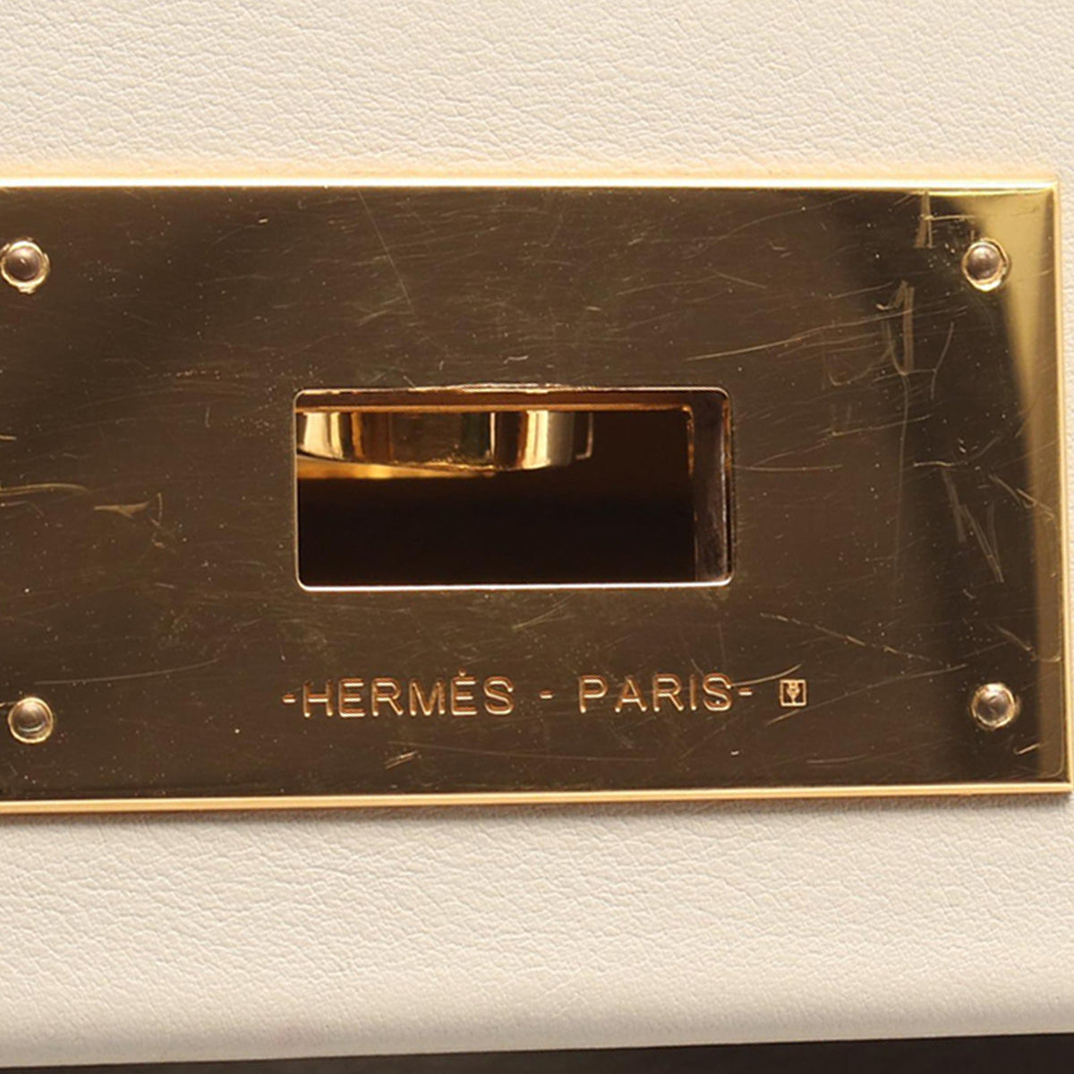 Hermès Togo and Swift 24/24 35 — Gray