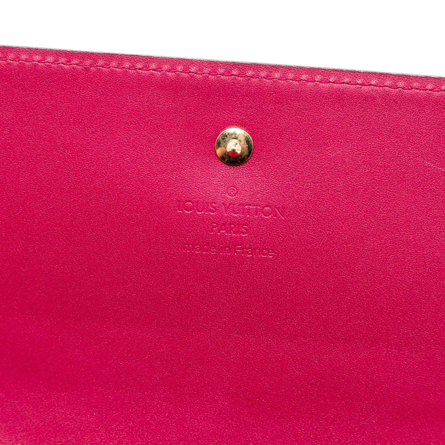 Louis Vuitton Monogram Vernis Chain Wallet