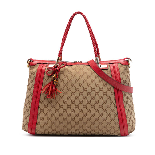 Gucci Medium GG Canvas Bella Tote