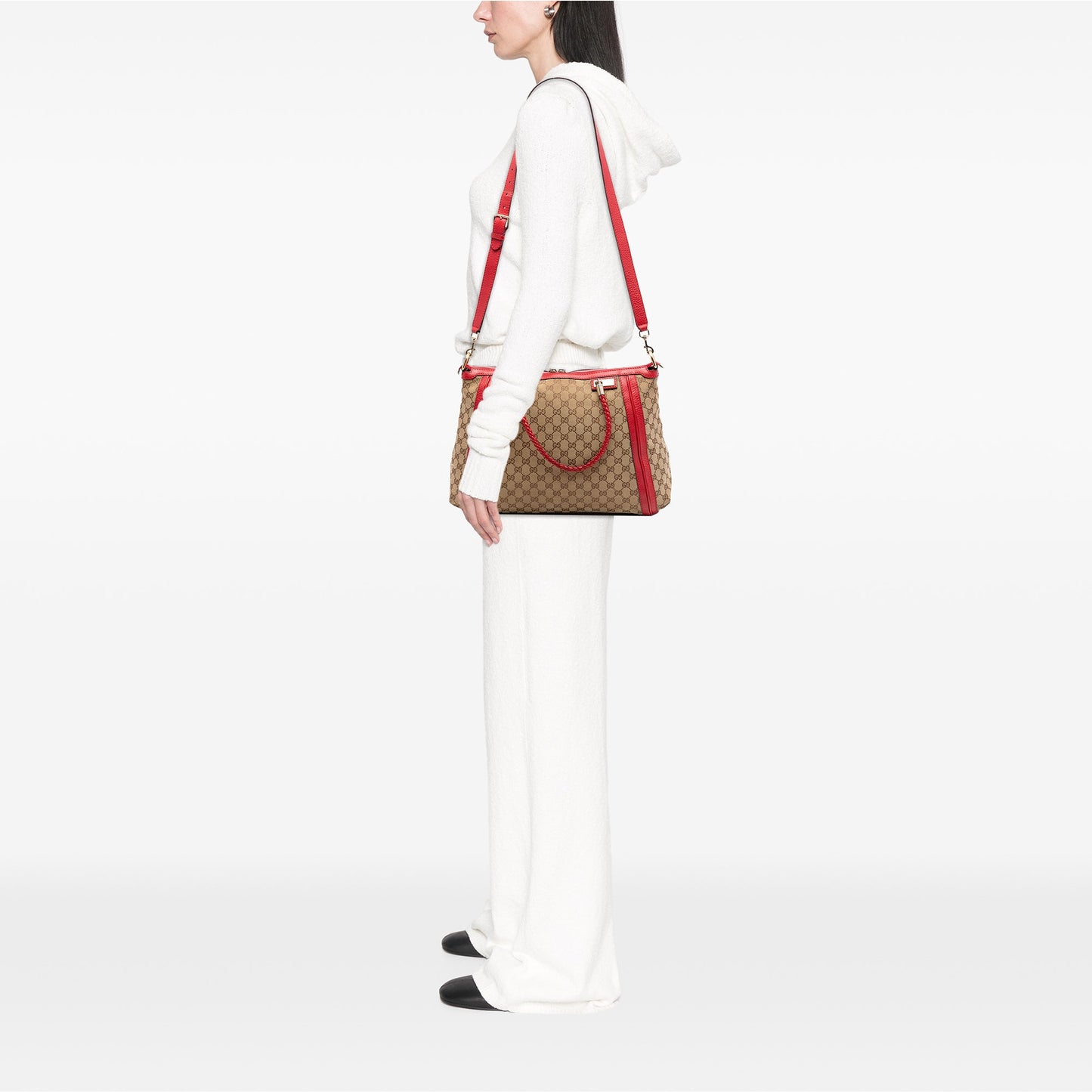 Gucci Medium GG Canvas Bella Tote