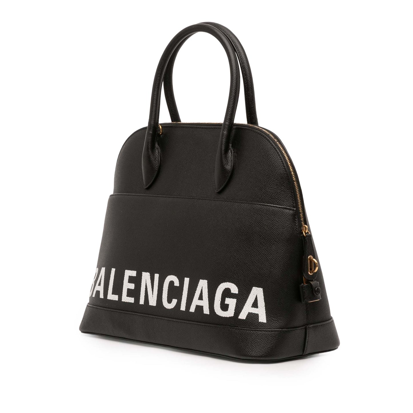 Balenciaga M Grained Calfskin Ville Top Handle Bag