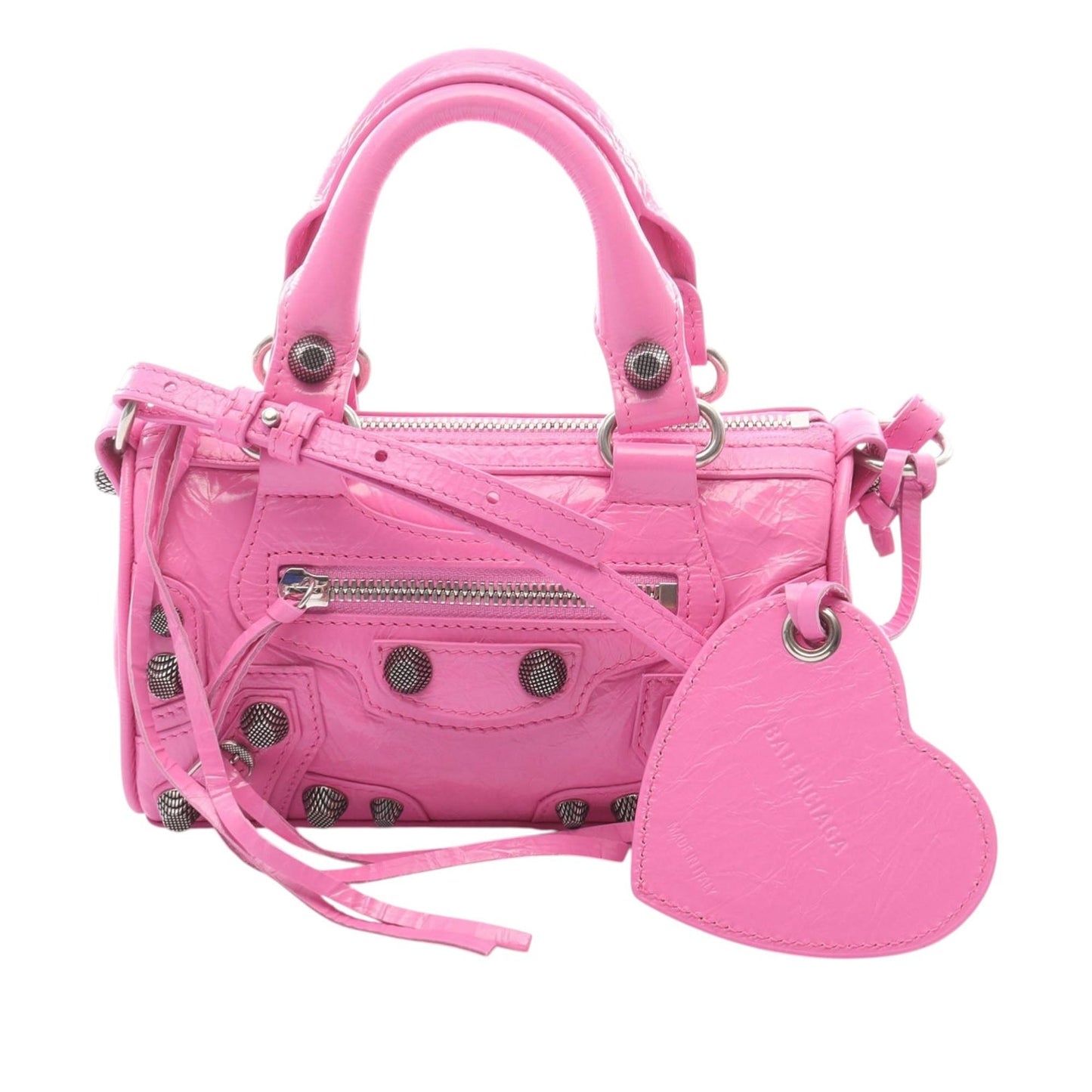 Balenciaga Lambskin Nano Le Cagole Satchel