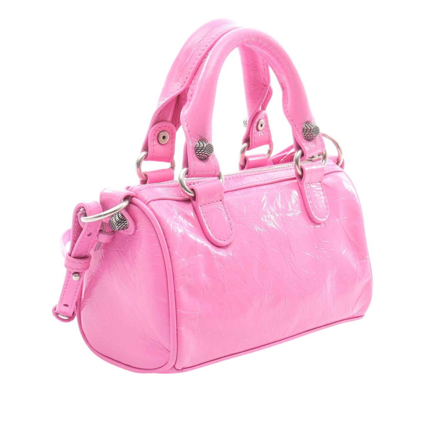 Balenciaga Lambskin Nano Le Cagole Satchel