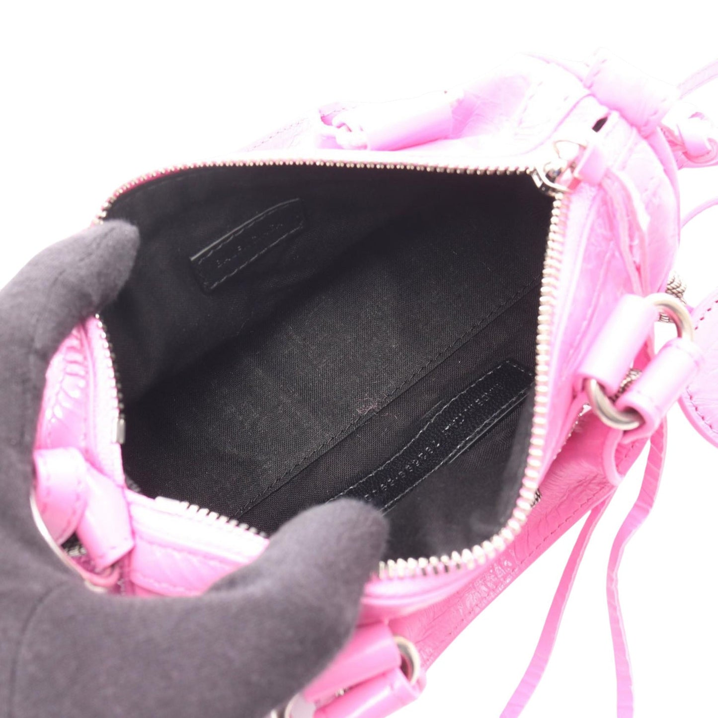 Balenciaga Lambskin Nano Le Cagole Satchel