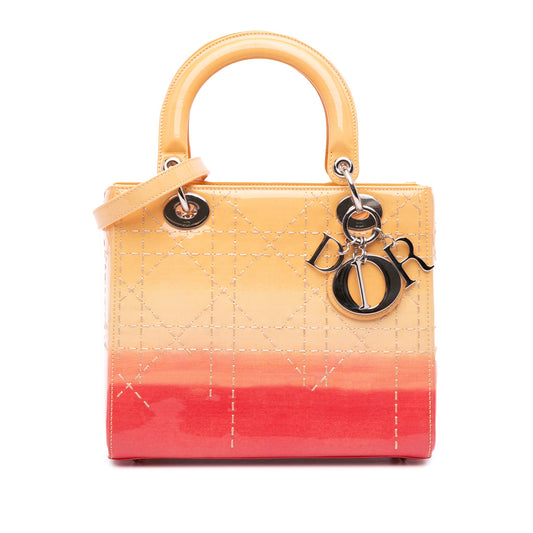 Dior Medium Ombre Patent Cannage Lady Dior