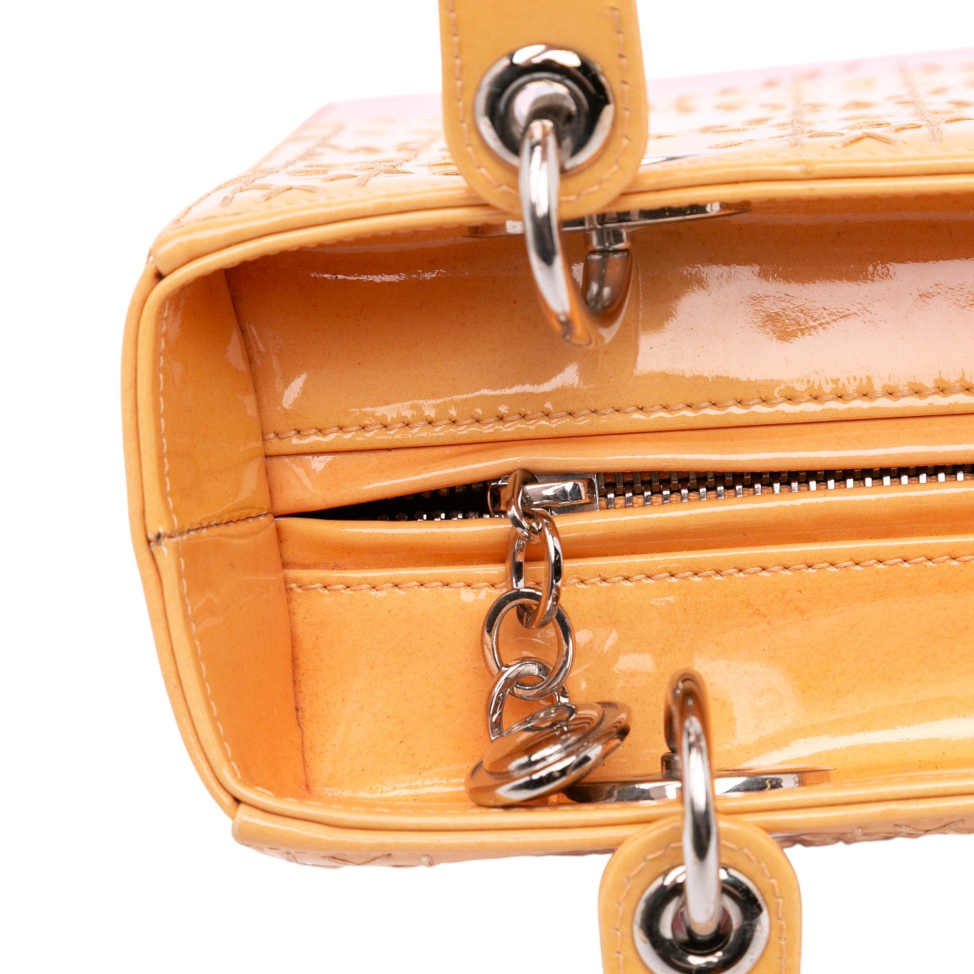 Dior Medium Ombre Patent Cannage Lady Dior