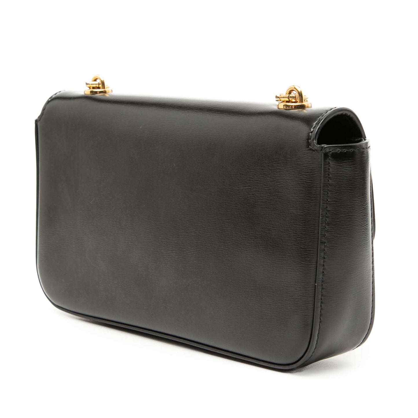 Celine Shiny Calfskin Claude Chain Shoulder Bag