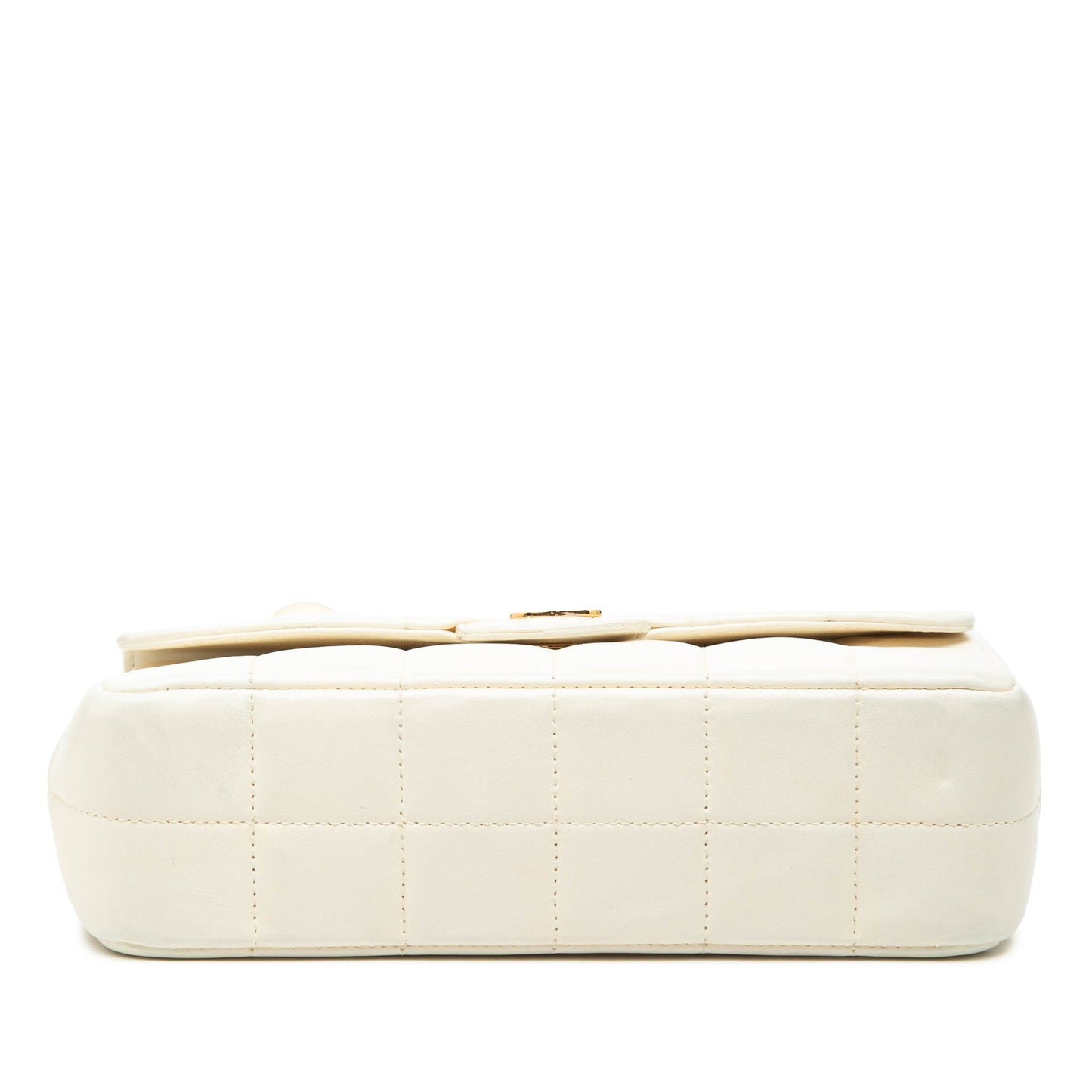 Chanel Mini Lambskin Chocolate Bar Camellia Flap