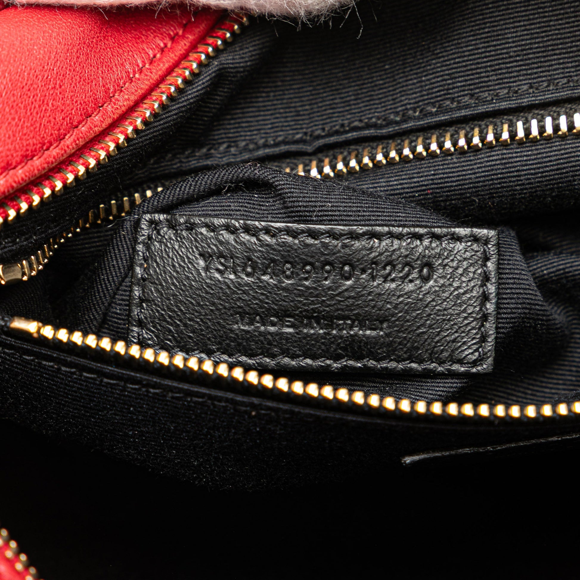 Saint Laurent Quilted Lambskin Victoire Camera Bag