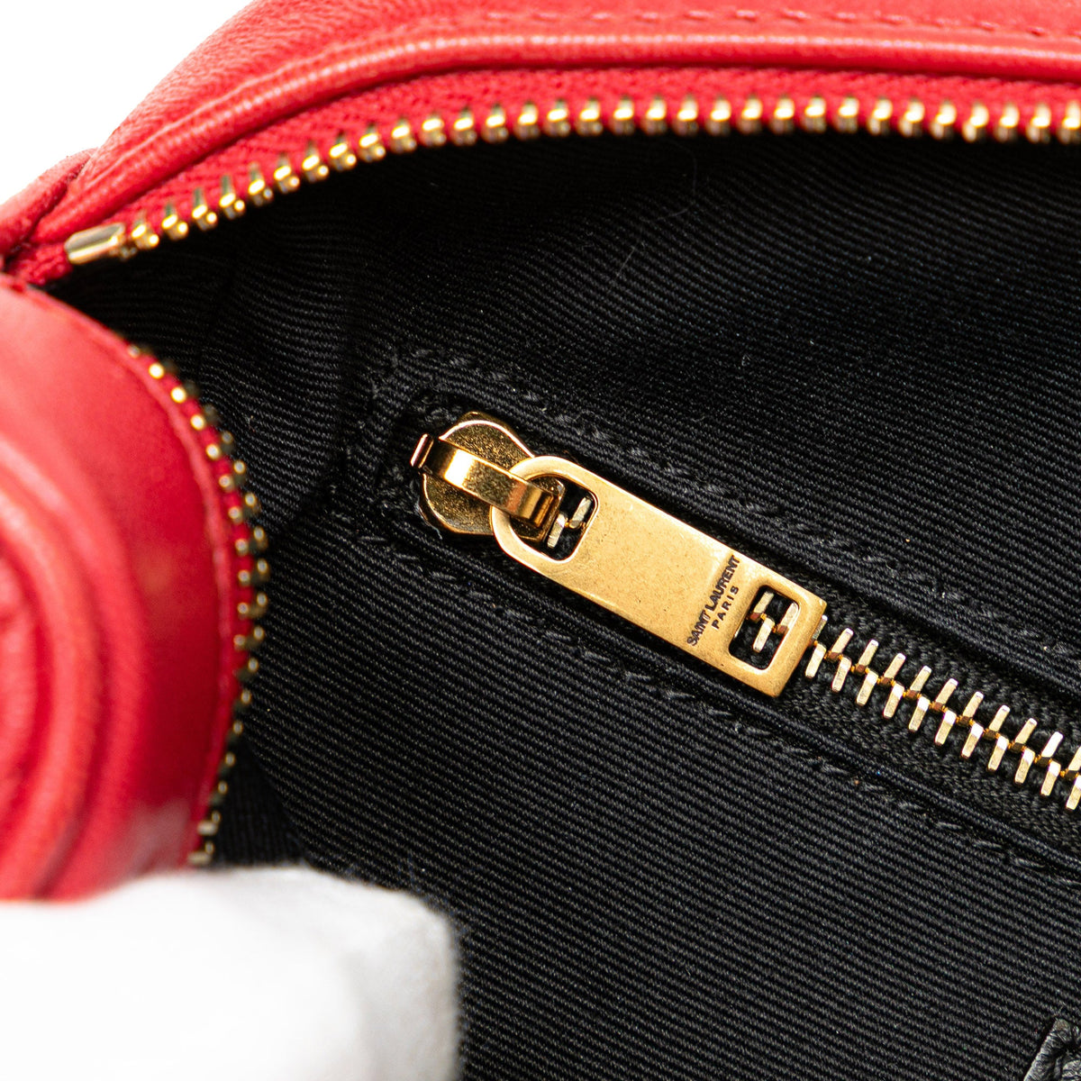 Saint Laurent Quilted Lambskin Victoire Camera Bag