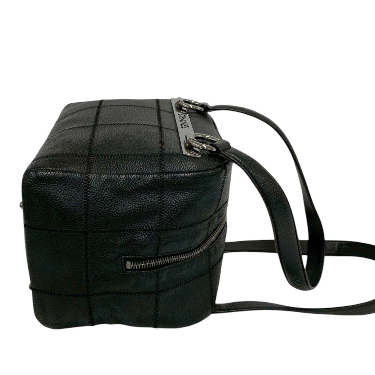 Chanel Small Choco Bar Caviar Shoulder Bag