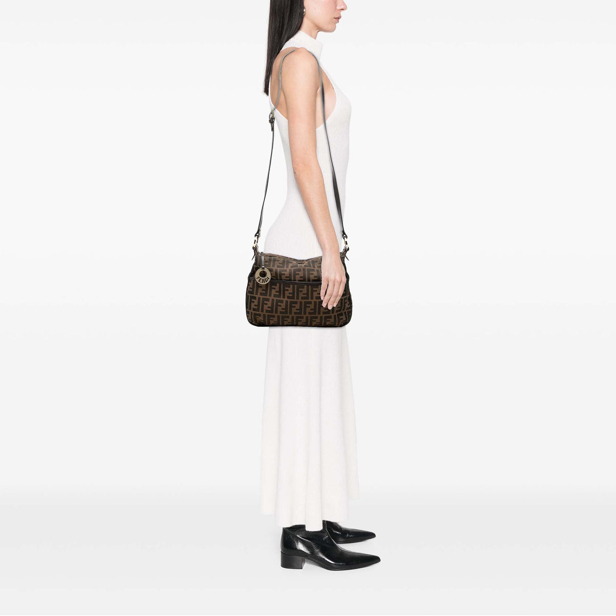 Fendi Zucca Canvas Chef Crossbody