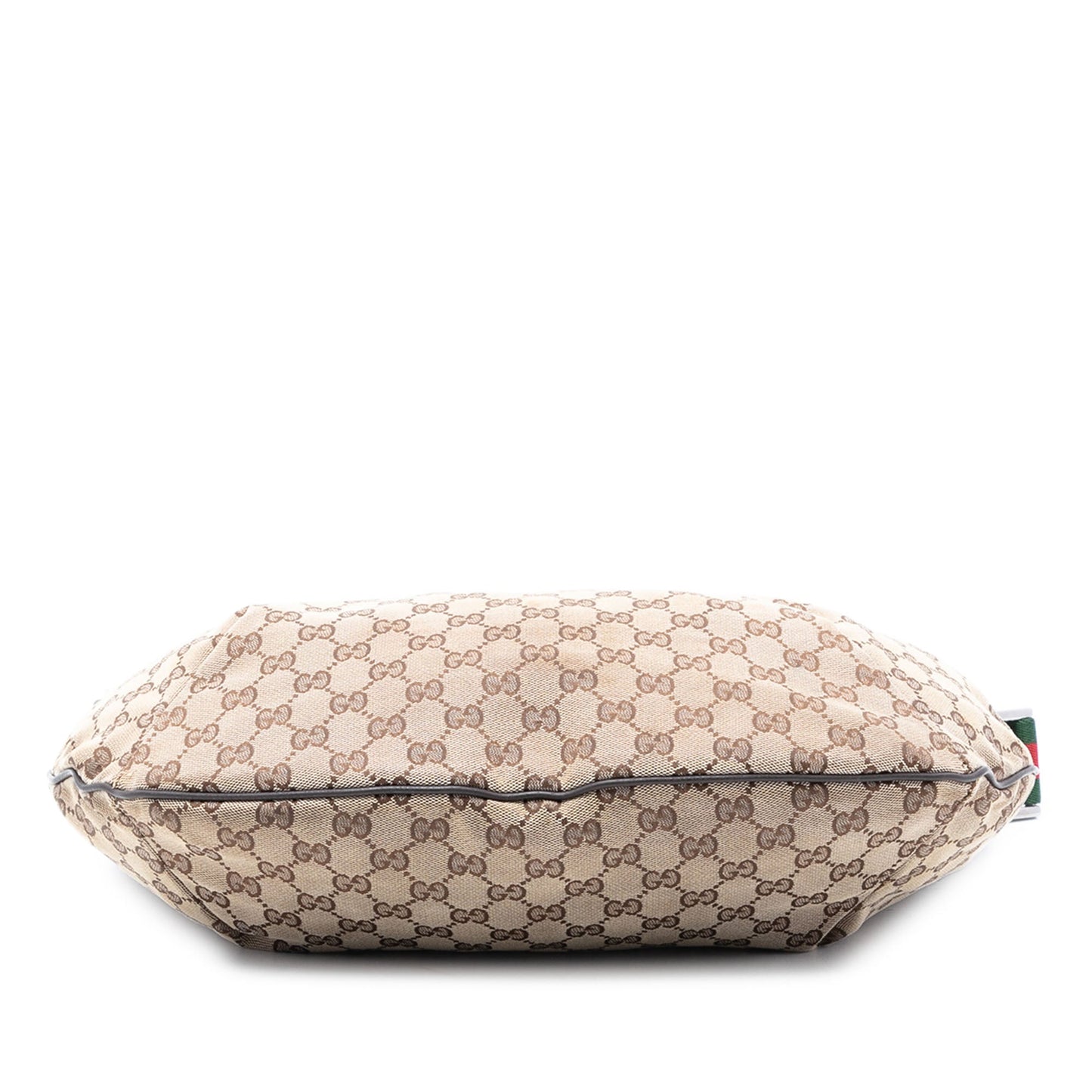Gucci GG Canvas Web Half Moon Crossbody