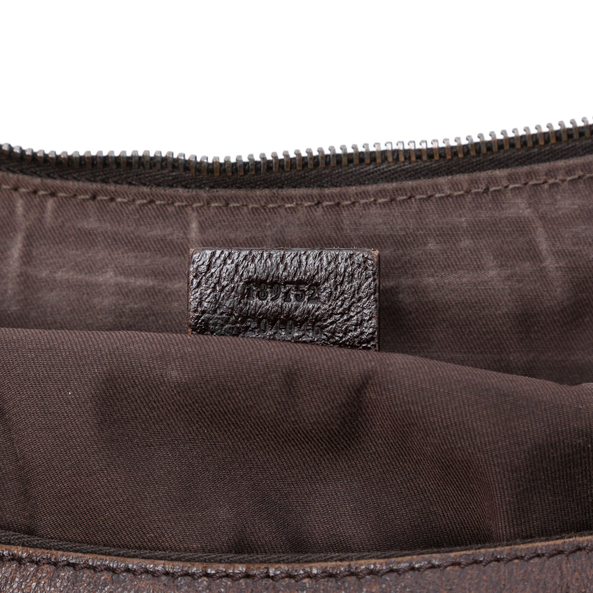 Gucci GG Canvas Web Half Moon Crossbody