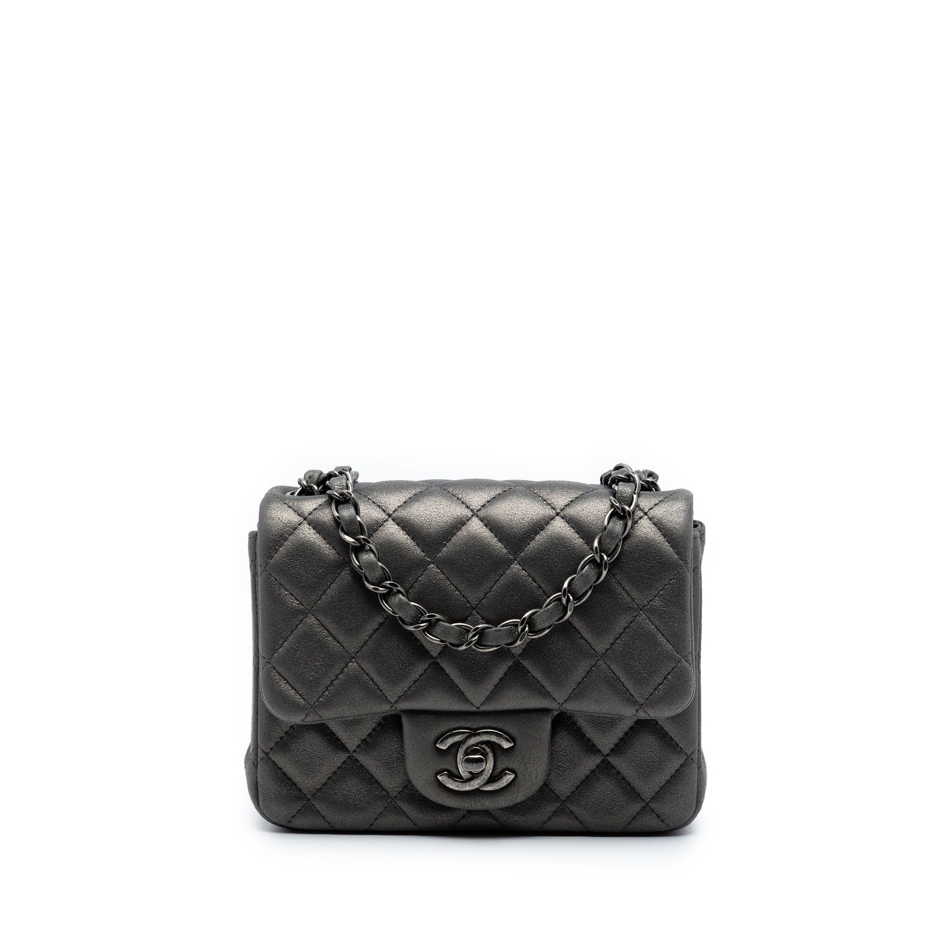 Chanel Mini Square Classic Lambskin Single Flap