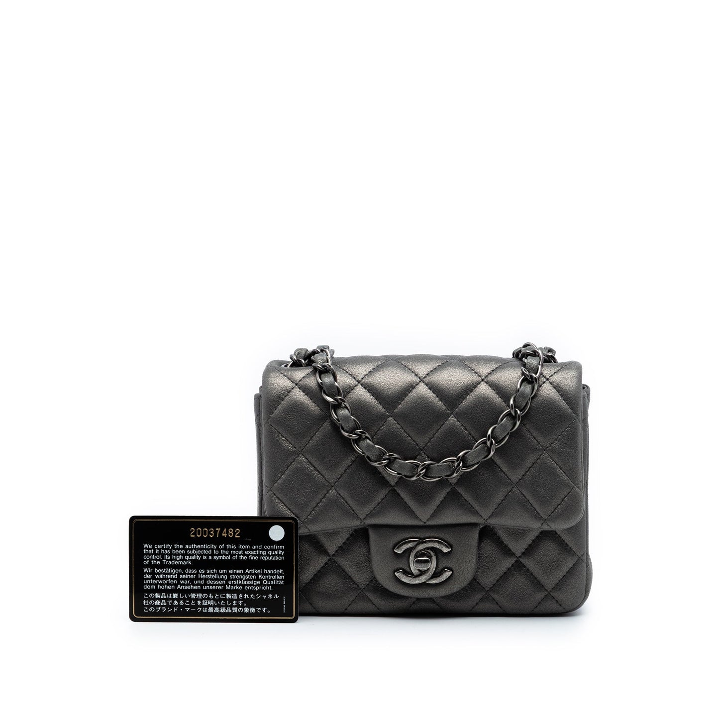 Chanel Mini Square Classic Lambskin Single Flap
