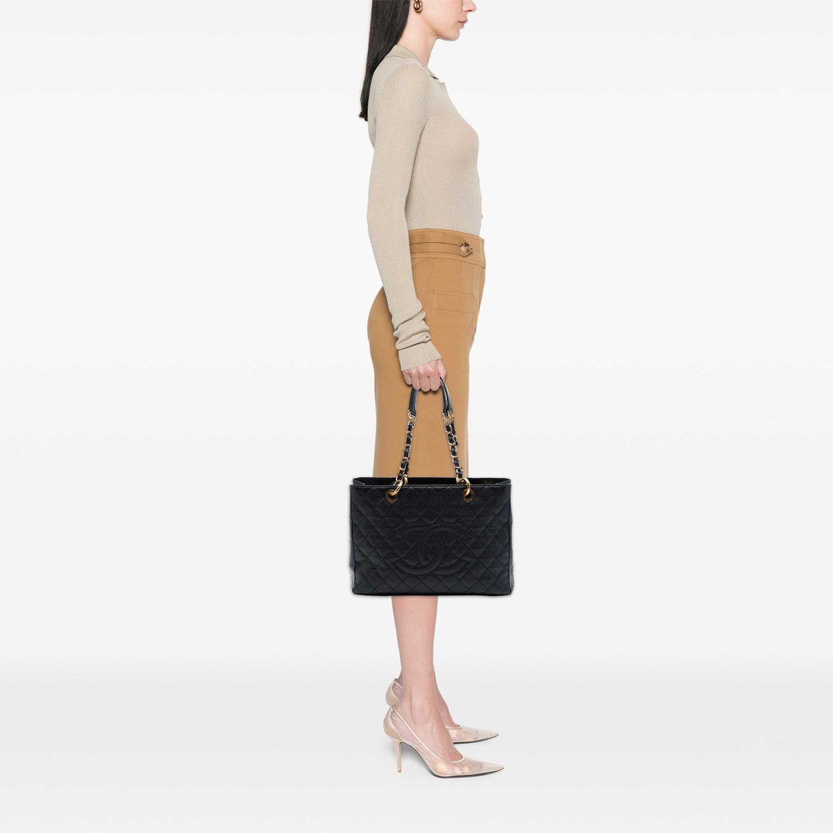 Chanel Caviar Grand Shopping Tote