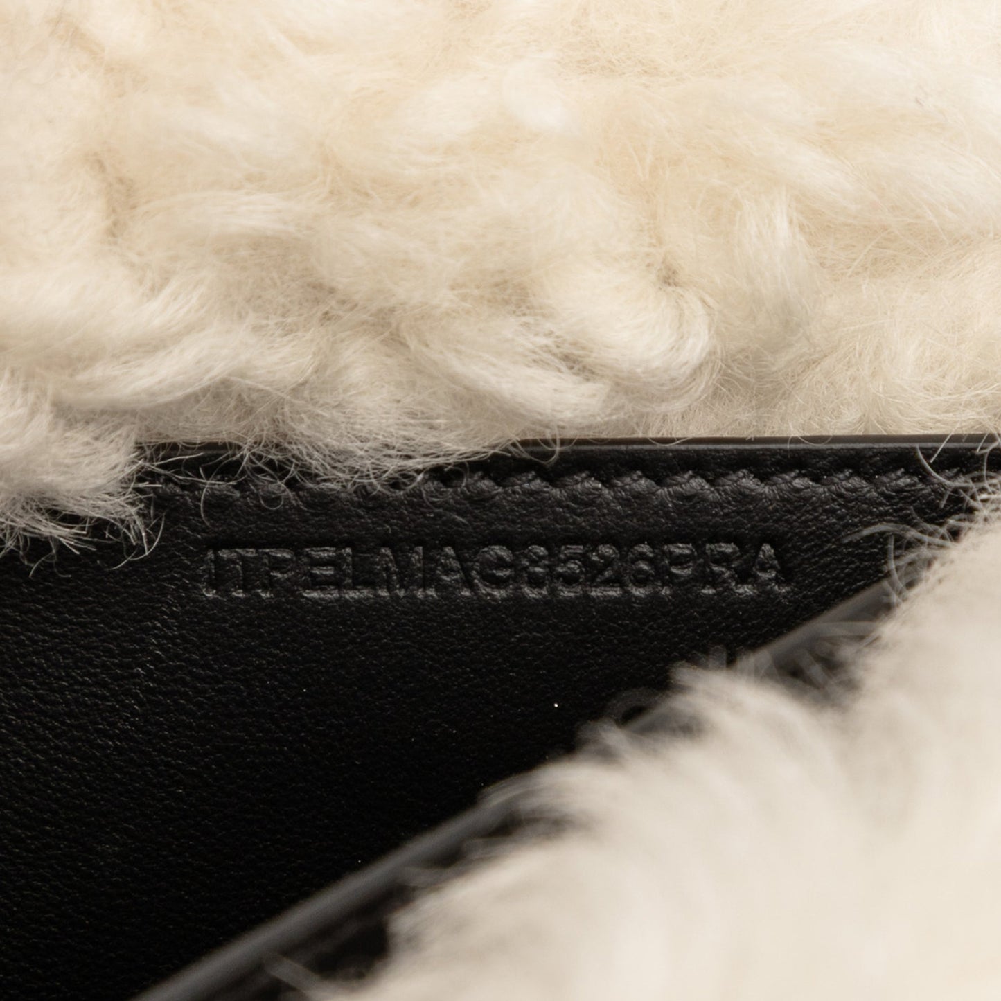 Burberry Small Shearling Trimmed Coated Canvas Lola Crossbody