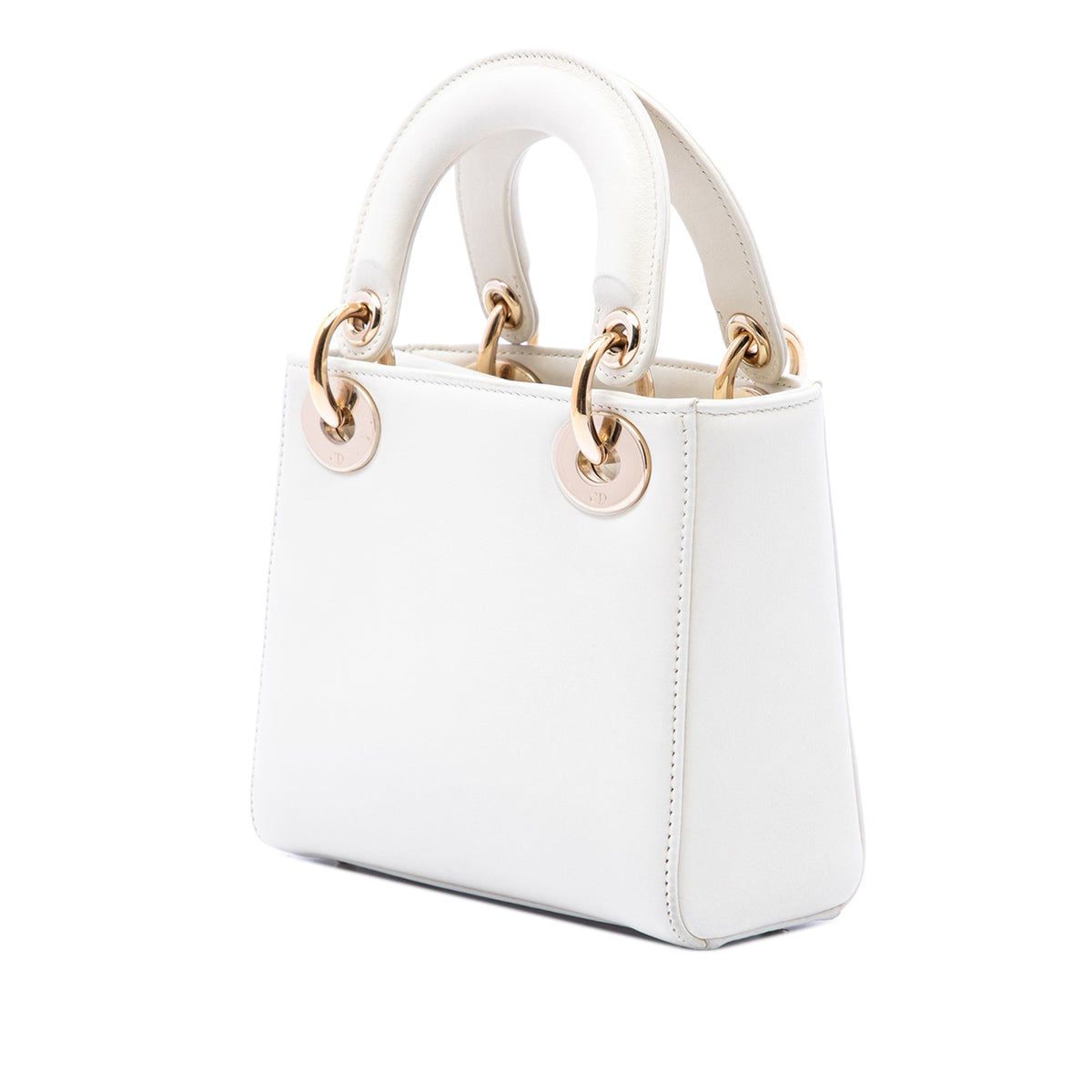 Dior DiorAmour Niki De Saint Phalle Mini Calfskin Lady Dior — White