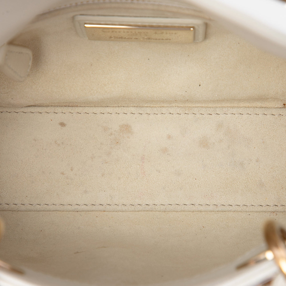 Dior DiorAmour Niki De Saint Phalle Mini Calfskin Lady Dior — White