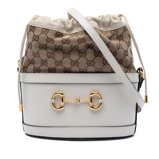 Gucci GG Canvas Horsebit 1955 Bucket Bag