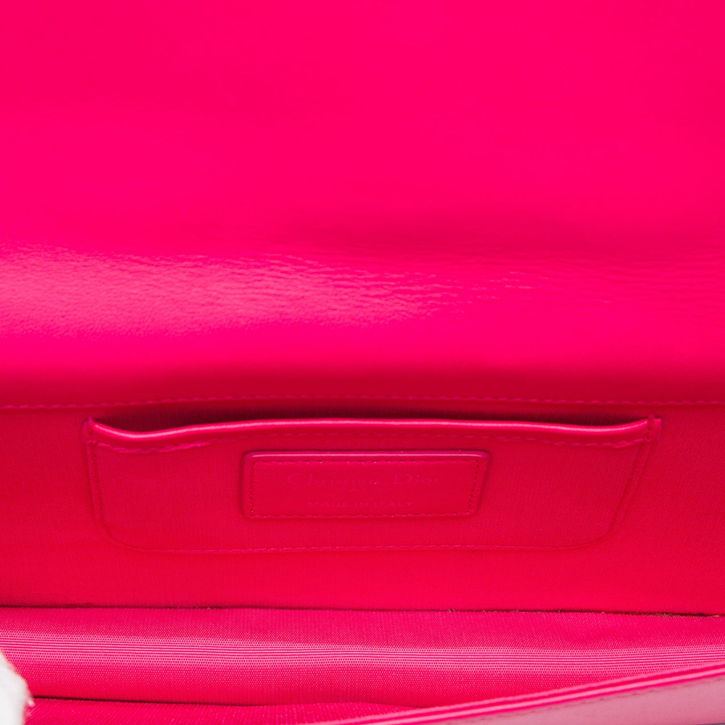 Dior Lambskin Cannage Lady Dior Chain Convertible Clutch