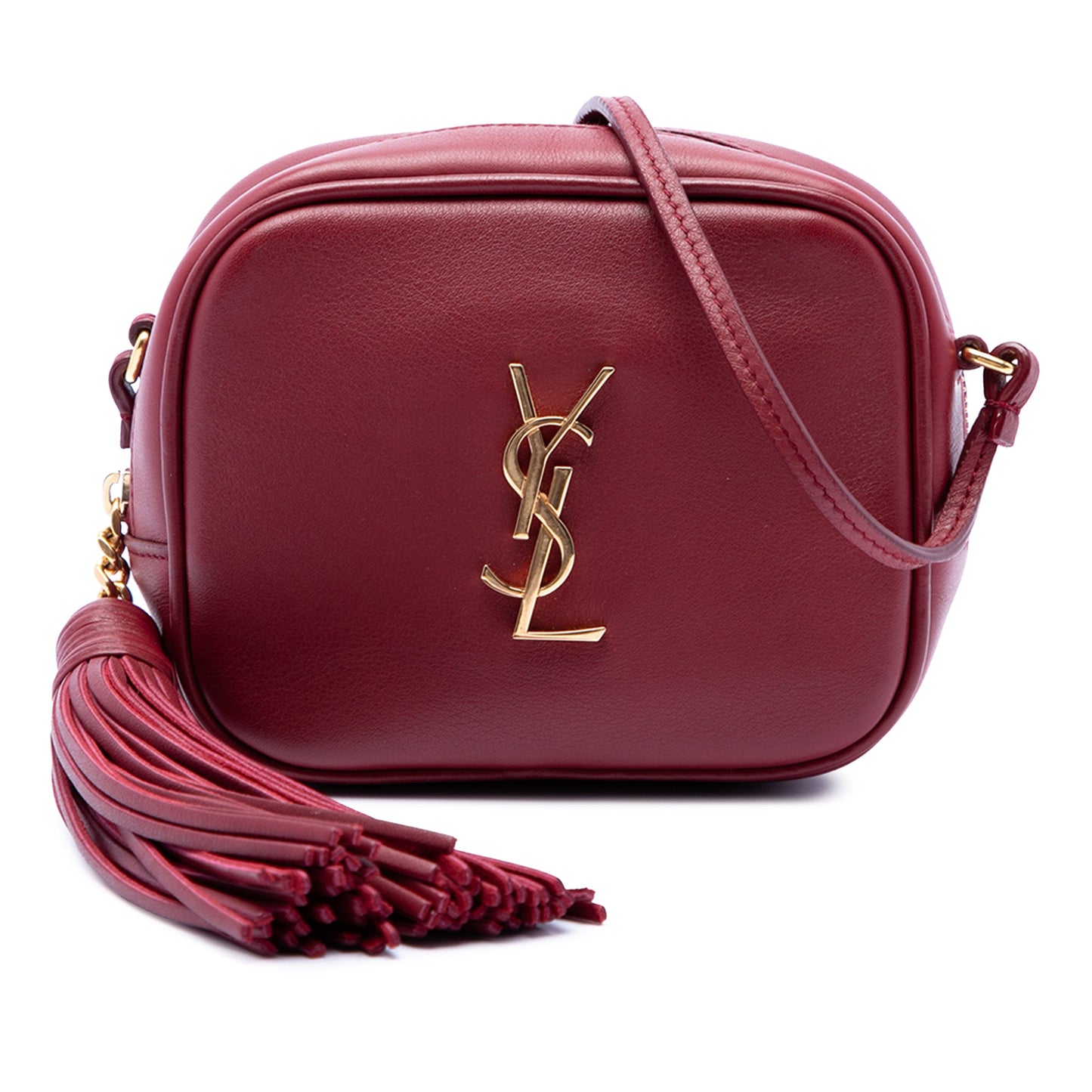 Saint Laurent Calfskin Monogram Blogger Bag