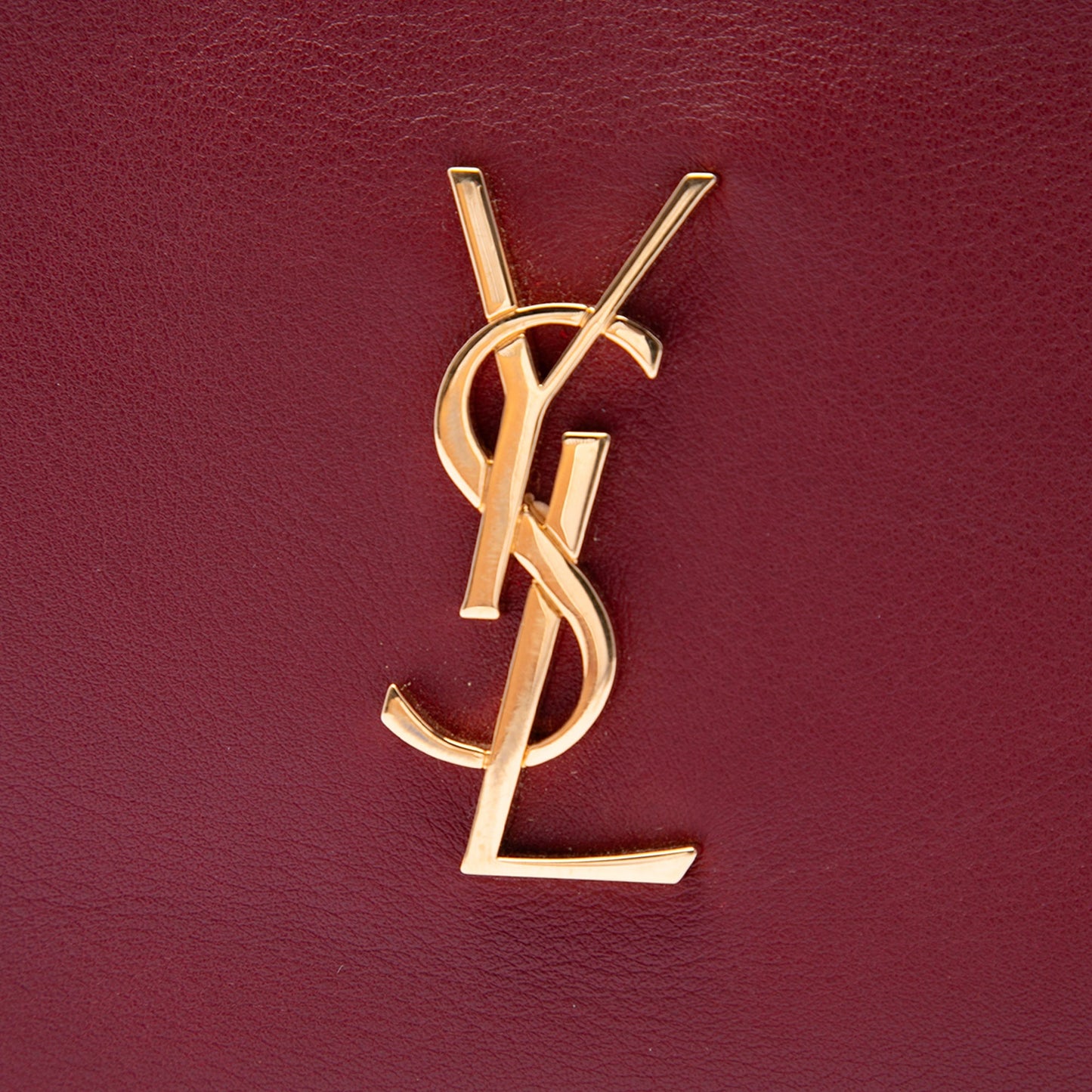 Saint Laurent Calfskin Monogram Blogger Bag