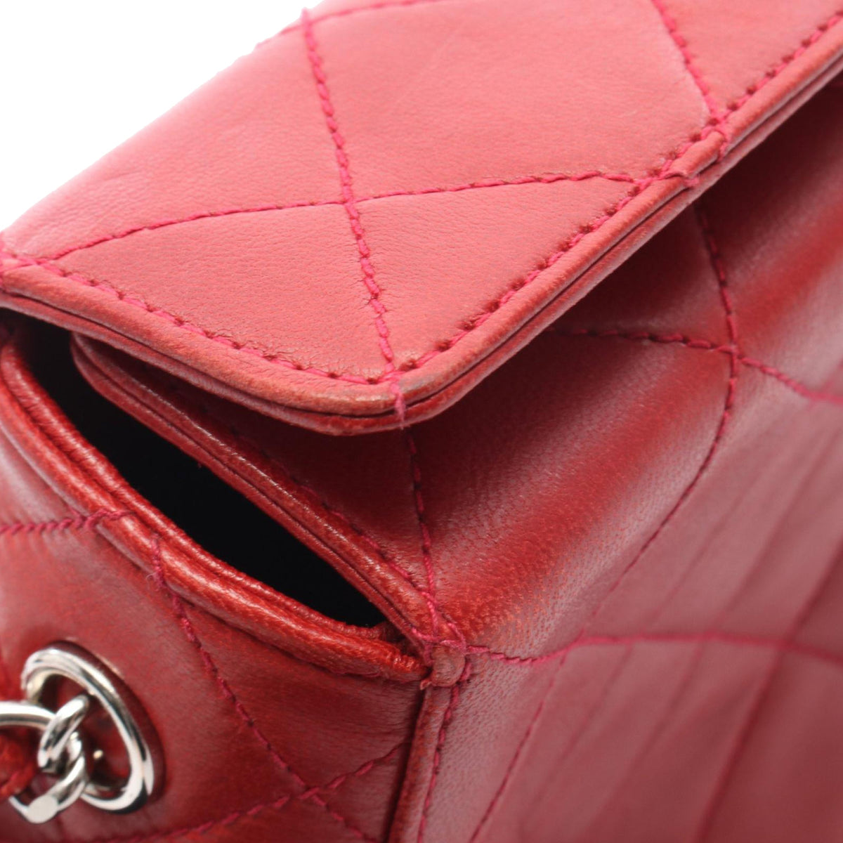 Chanel CC Quilted Lambskin Turnlock Vanity Bag
