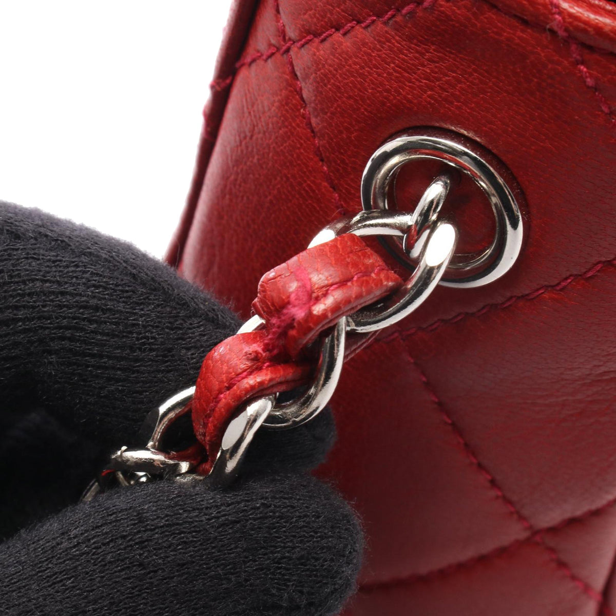 Chanel CC Quilted Lambskin Turnlock Vanity Bag