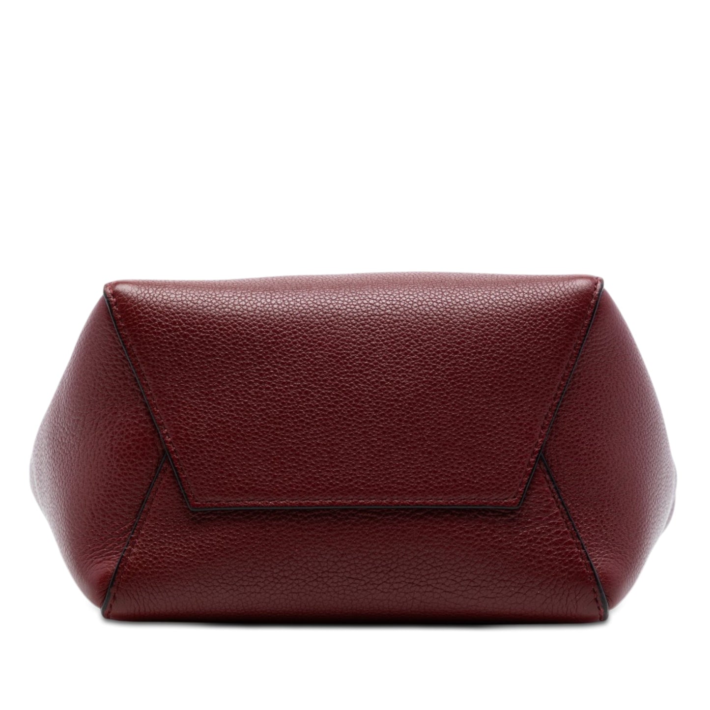 Celine Small Leather Seau Sangle Bucket Bag