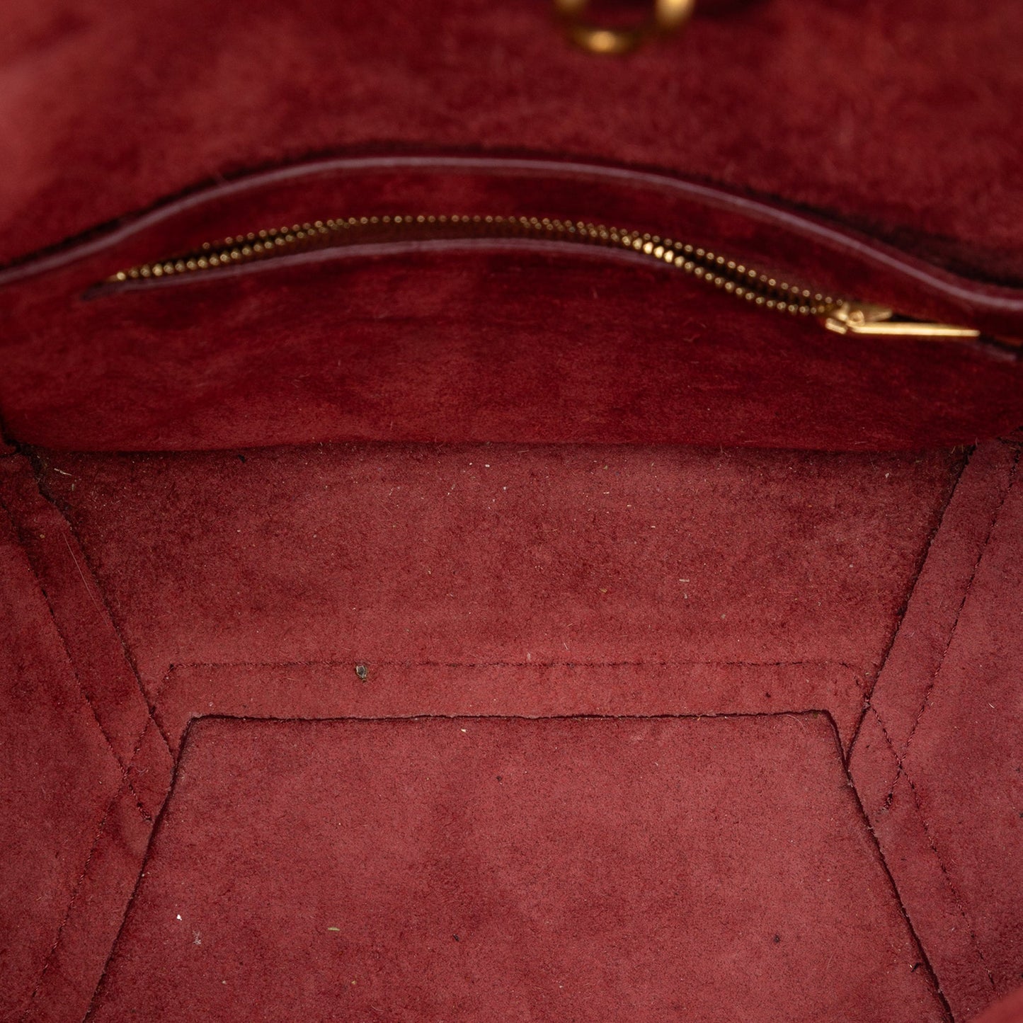 Celine Small Leather Seau Sangle Bucket Bag