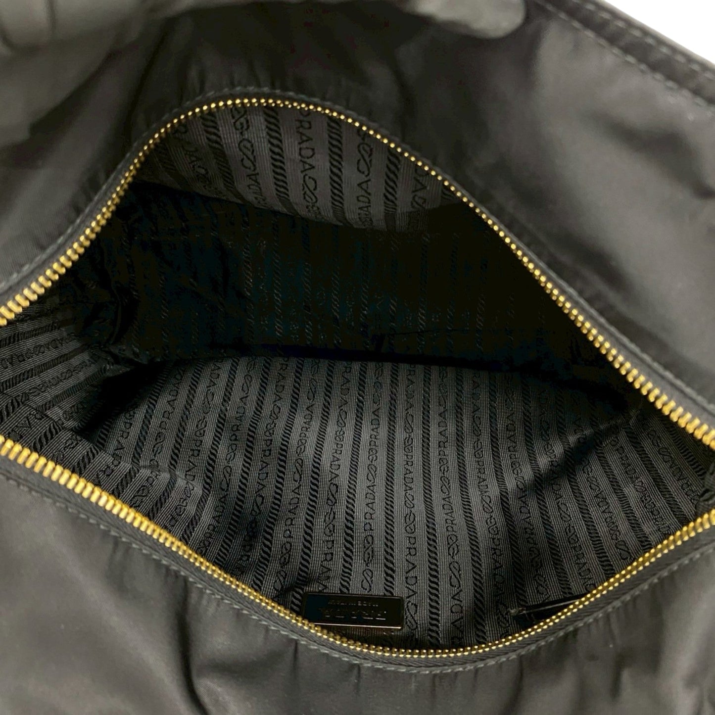 Prada Embellished Tessuto Tote