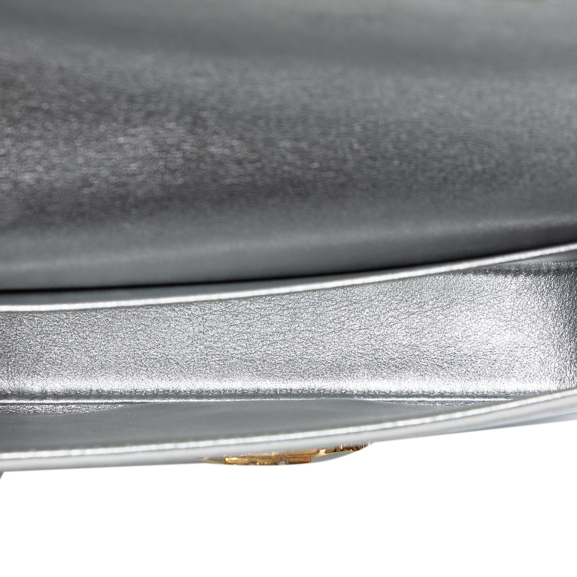 Celine Triomphe All Over Laminated Calfskin Claude Shoulder Bag
