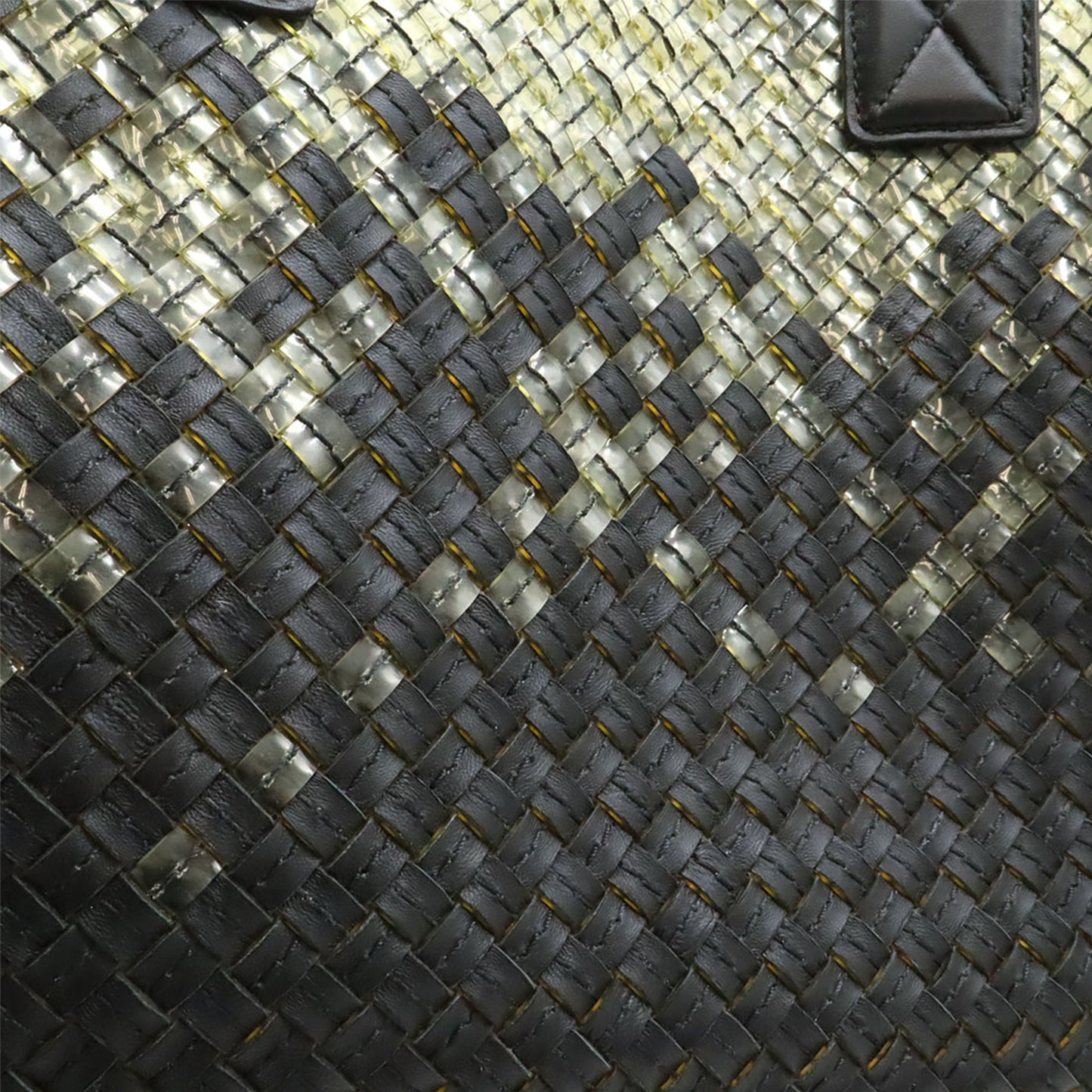 Bottega Veneta Large Lambskin Gradient Intreccio Cabat Tote