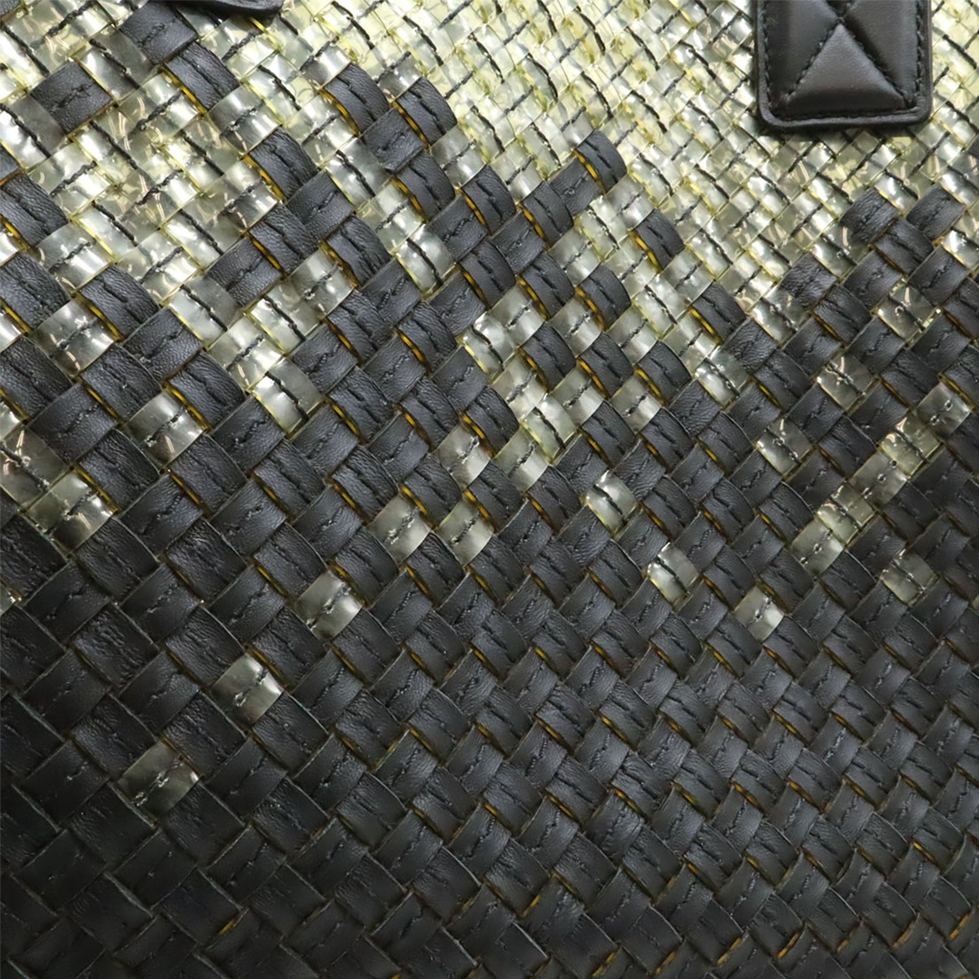 Bottega Veneta Large Lambskin Gradient Intreccio Cabat Tote