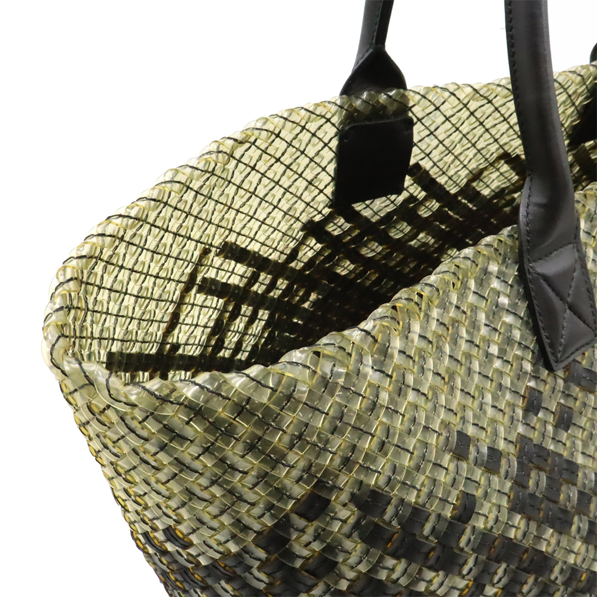 Bottega Veneta Large Lambskin Gradient Intreccio Cabat Tote