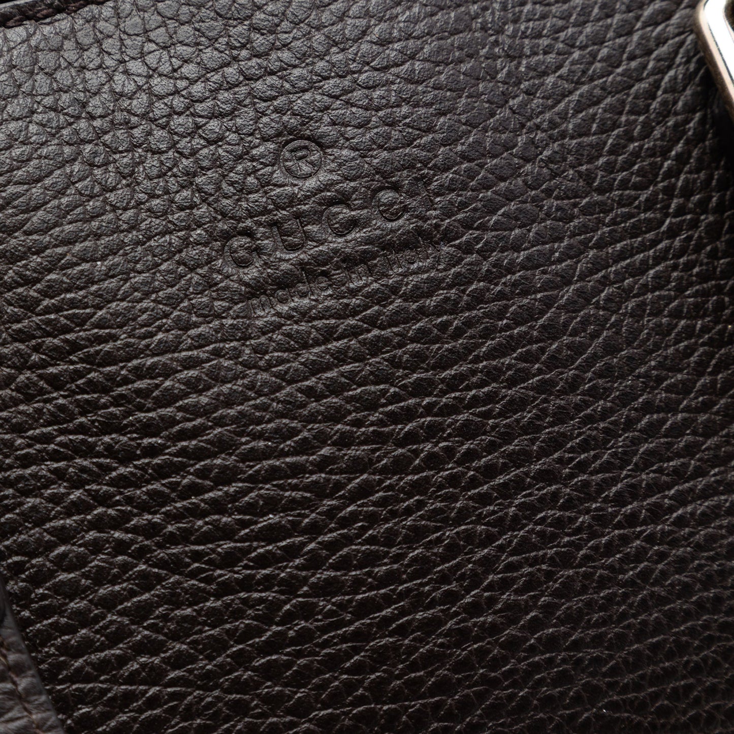 Gucci Leather Bamboo Tassel Satchel