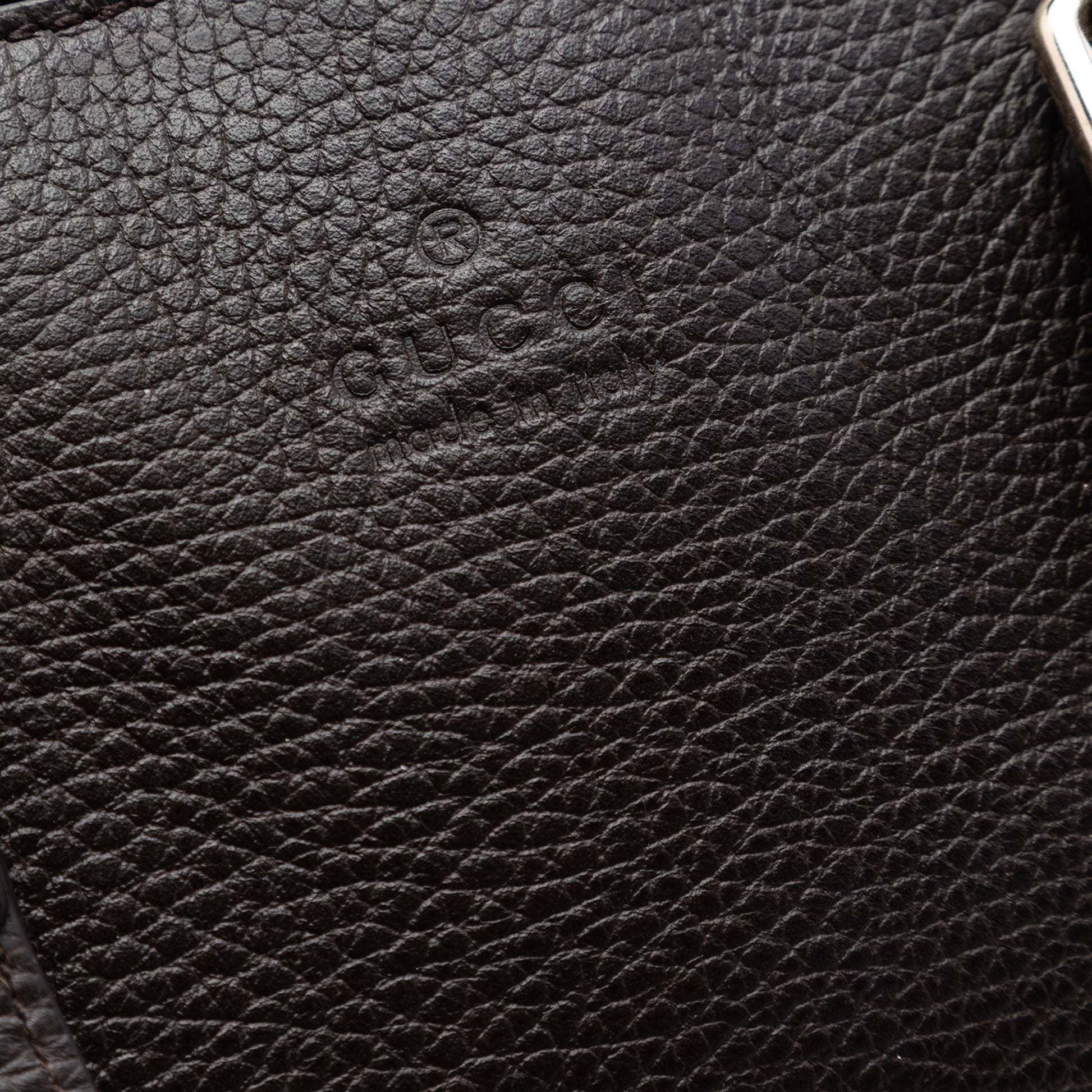 Gucci Leather Bamboo Tassel Satchel