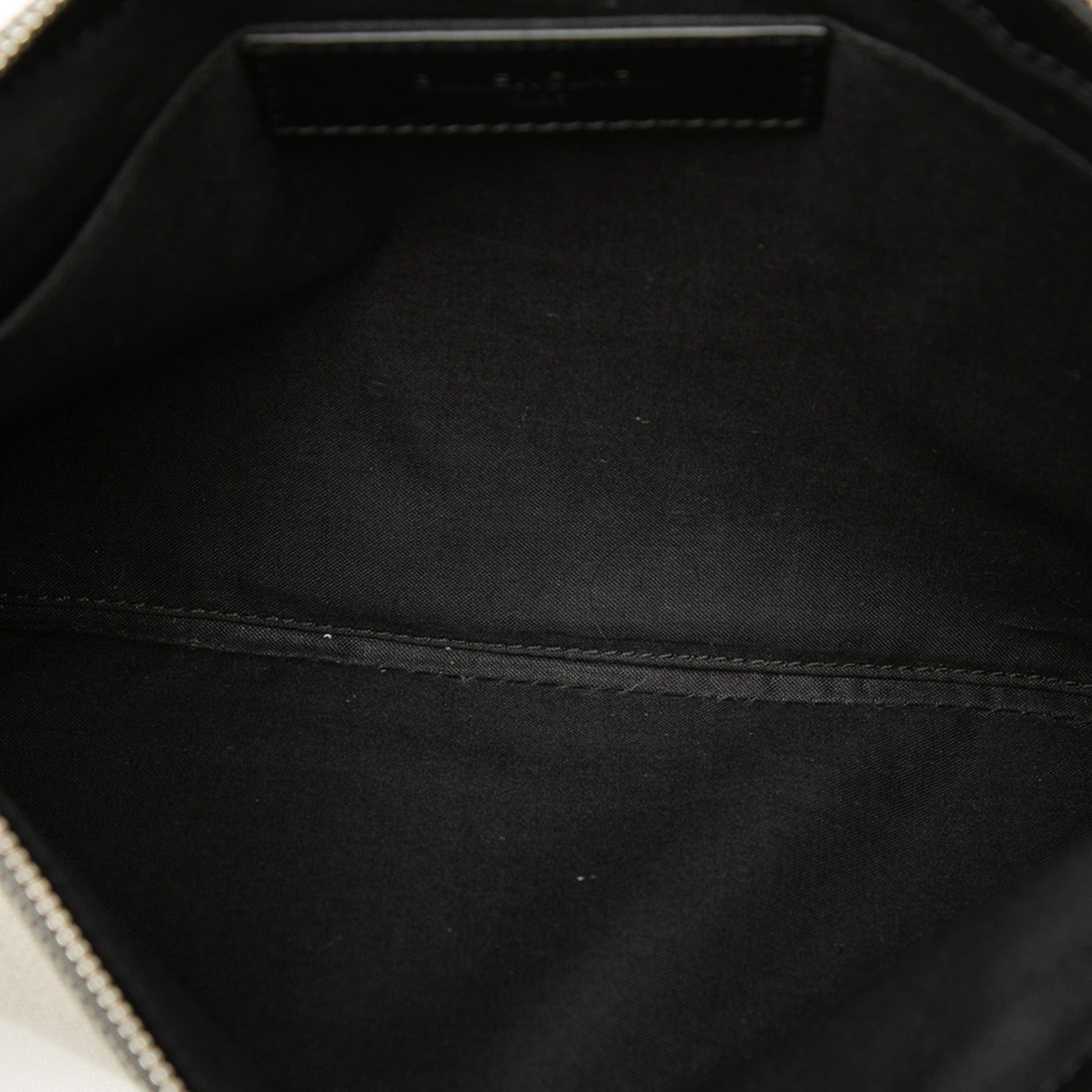 Balenciaga Canvas Navy Clip M Clutch