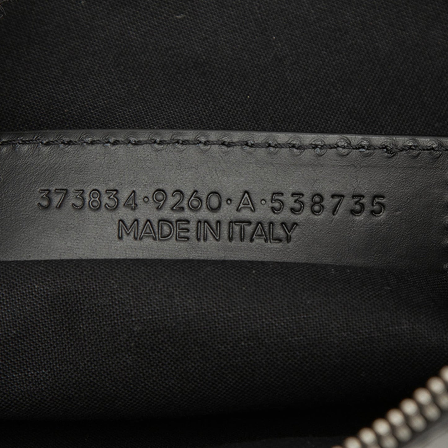 Balenciaga Canvas Navy Clip M Clutch