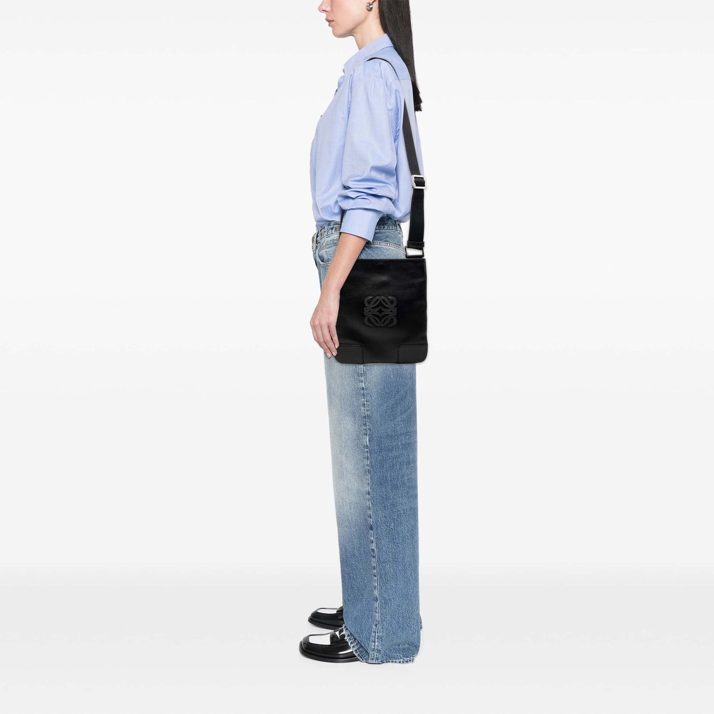 LOEWE Leather Anagram Crossbody