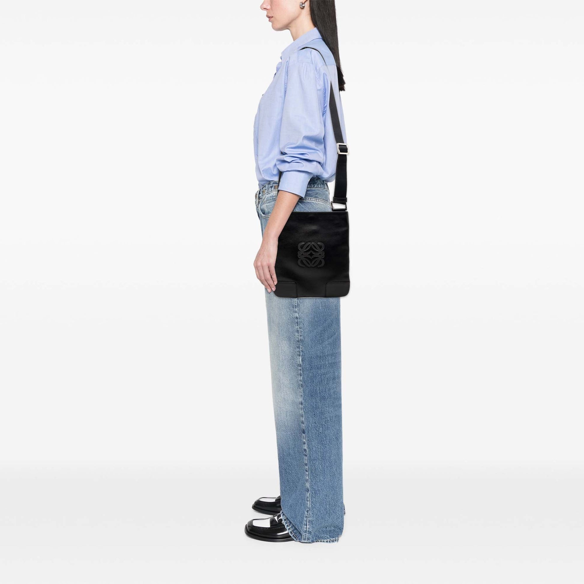 LOEWE Leather Anagram Crossbody