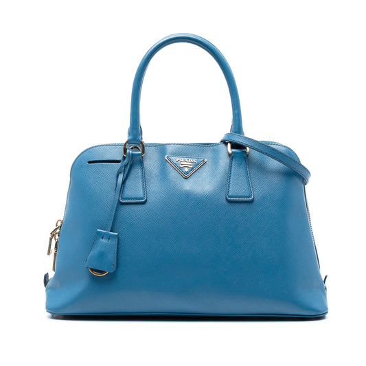 Prada Medium Saffiano Lux Promenade Satchel