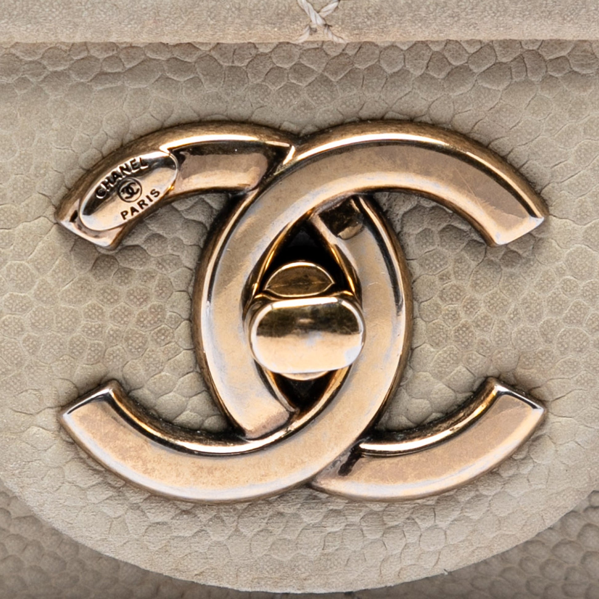 Chanel Medium CC Quilted Caviar Chic Flap