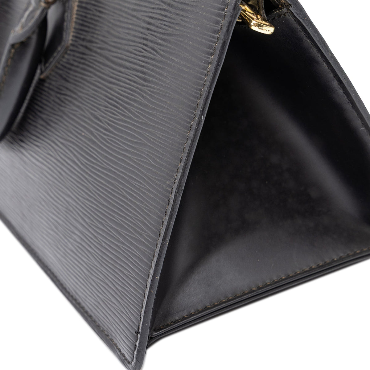 Louis Vuitton Epi Sac Triangle — Black