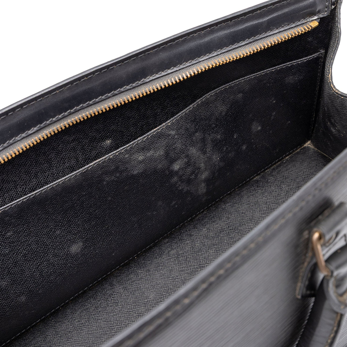 Louis Vuitton Epi Sac Triangle — Black