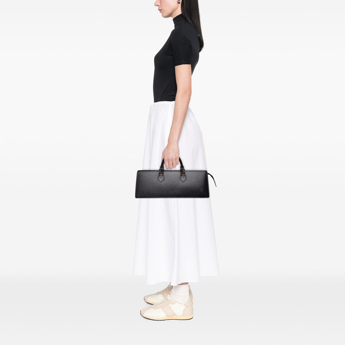 Louis Vuitton Epi Sac Triangle — Black